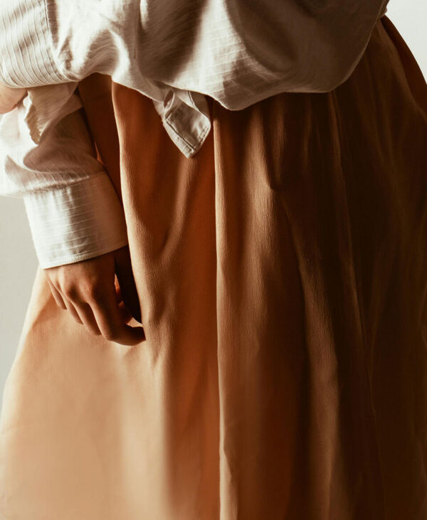 Oversized White Cotton Shirt - Hình 3