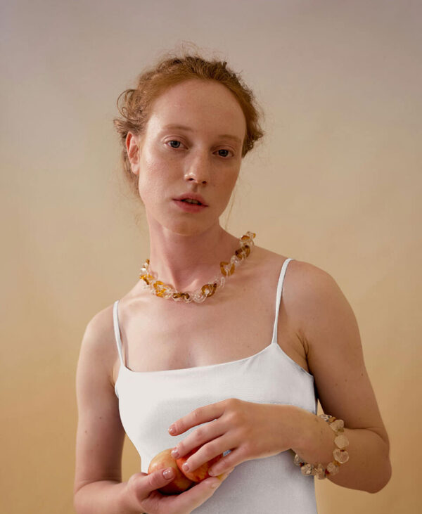 Amber Acrylic Chunky Chain